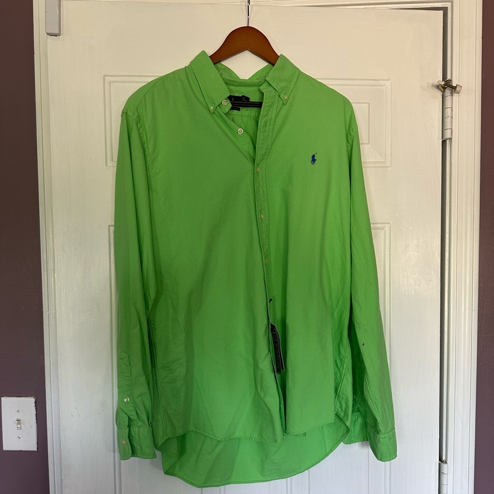 Green Polo button down Shirt